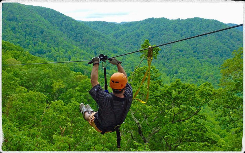 Featured event zip lining